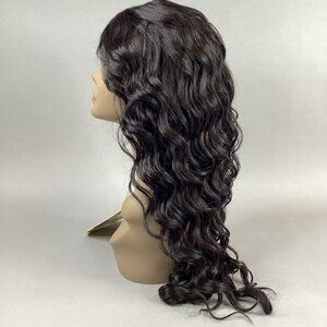 Willow Long Wavy #2 Darkest Brown Premium Synthetic Lace Part Wig